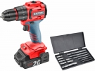 Vrtací šroubovák aku s příklepem SHARE20V, BRUSHLESS, 2x2Ah - 8891806