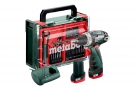 Metabo PowerMaxx BS Basic Set - Aku vrtací šroubovák 12 V, 2x2,0 Ah (600080710)