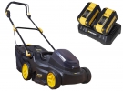 Sekačka akumulátorová 40 V, záběr 38 cm, 500 W + 2 akumulátory 4 ah + nabíječka dual