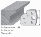 SP profilový nůž 68 Pilana