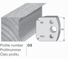 Omezovač profilového nože 03 Pilana