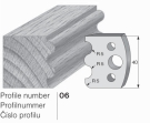 Omezovač profilového nože 06 Pilana