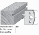 Omezovač profilového nože 10 Pilana