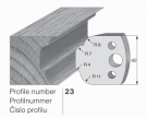 Omezovač profilového nože 23 Pilana