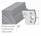 Omezovač profilového nože 27 Pilana