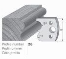 Omezovač profilového nože 28 Pilana