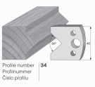 Omezovač profilového nože 34 Pilana