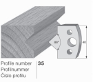 Omezovač profilového nože 35 Pilana