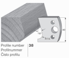 Omezovač profilového nože 38 Pilana