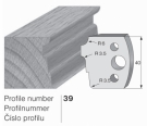 Omezovač profilového nože 39 Pilana