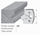 Omezovač profilového nože 40 Pilana
