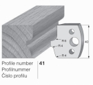 Omezovač profilového nože 41 Pilana