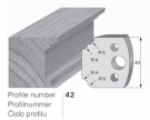 Omezovač profilového nože 42 Pilana