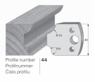 Omezovač profilového nože 44 Pilana