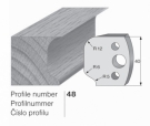 Omezovač profilového nože 48 Pilana