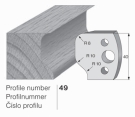 Omezovač profilového nože 49 Pilana