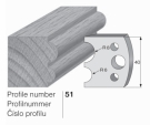 Omezovač profilového nože 51 Pilana