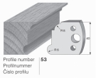 Omezovač profilového nože 53 Pilana
