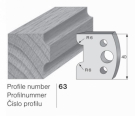 Omezovač profilového nože 63 Pilana