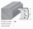 Omezovač profilového nože 70 Pilana