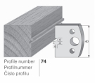 Omezovač profilového nože 74 Pilana