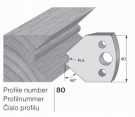 Omezovač profilového nože 80 Pilana