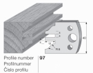Omezovač profilového nože 97 Pilana