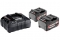 SET W 18 7-125 + 2x4,0 Ah. Akumulátorová úhlová bruska Metabo 60237185001